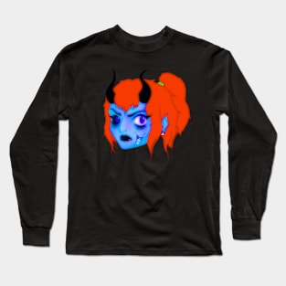 Demon anime girl Long Sleeve T-Shirt